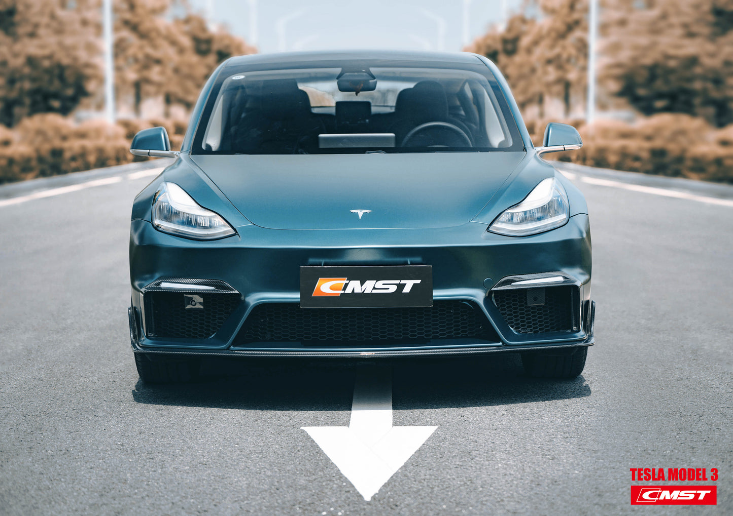 CMST - Model 3 - Front Bumper & Front Lip V1