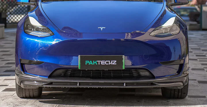 Paktechz - Model Y - Carbon Fiber Front Lip