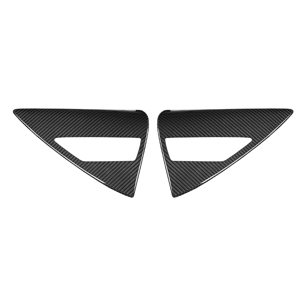 Model 3 Highland - Carbon Fiber Fender Charging Plate Covers