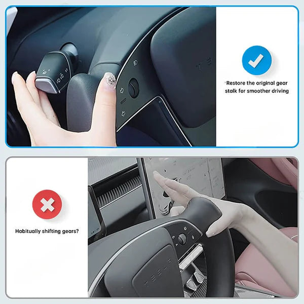 Model S/X - Gear Shifter Switch Stalk Turn Signal Lever Kit OEM Style