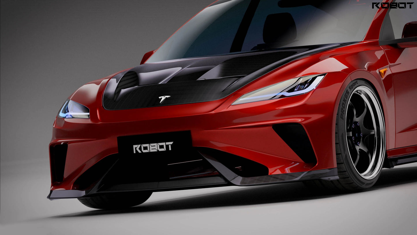 Robot - Model 3 Highland - Hacker - Front Bumper & Front Lip