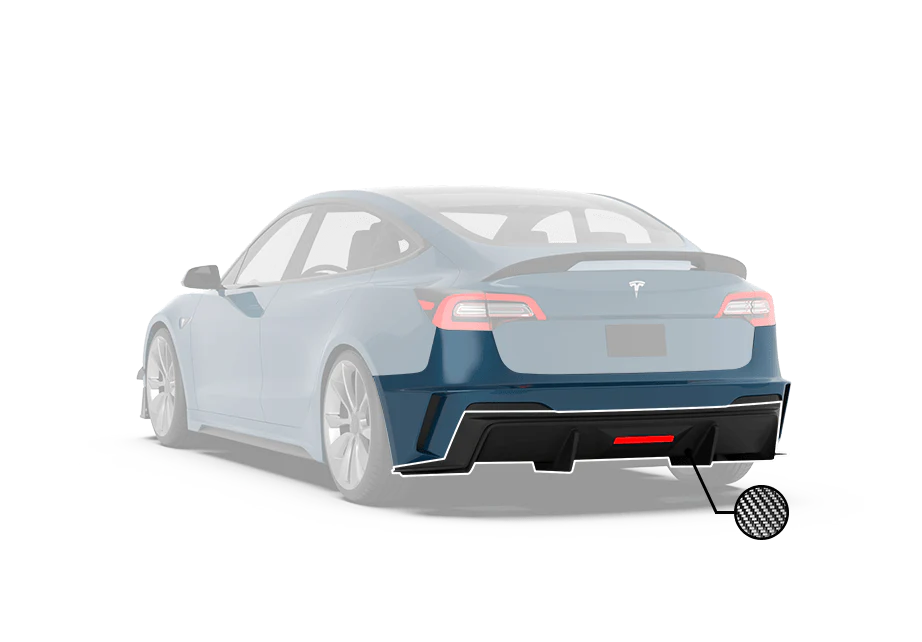 Robot - Model 3 - Hacker (Narrow) - Rear Bumper & Rear Diffuser