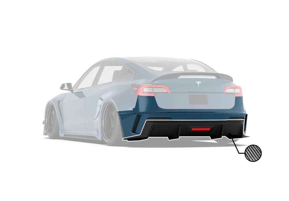 Robot - Model 3 - Hacker (Widebody) - Rear Bumper & Rear Diffuser