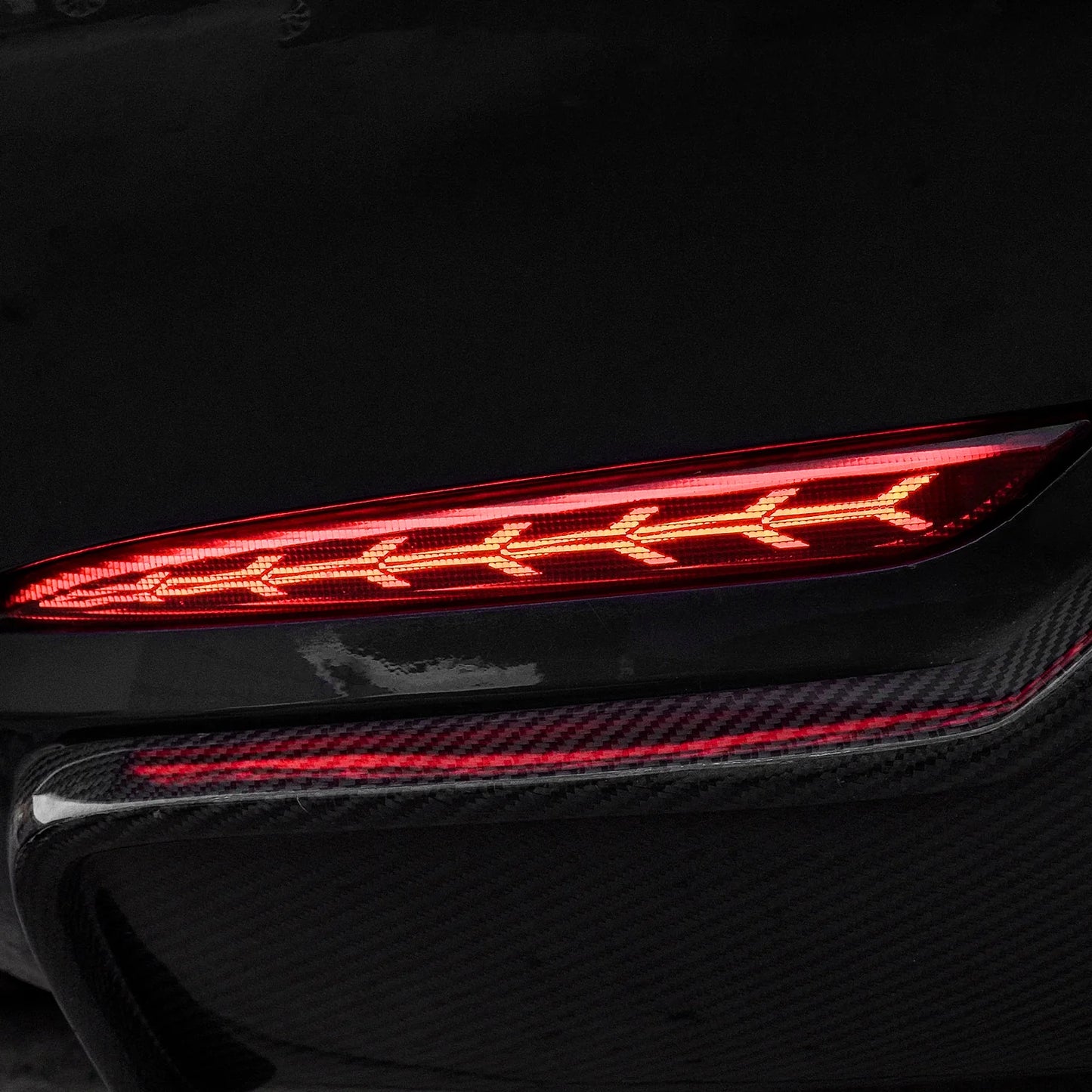 Model 3/Y - Fishbone Rear Bumper Tail Light