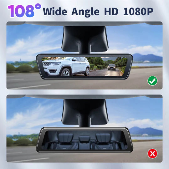 Model 3/Y - Dual-Route Live Streaming Rearview Mirror