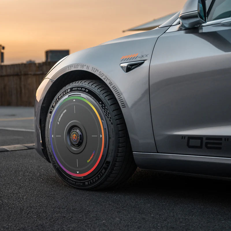 HALOBLK - HALODISC 2 Wheel Covers | Rainbow Road
