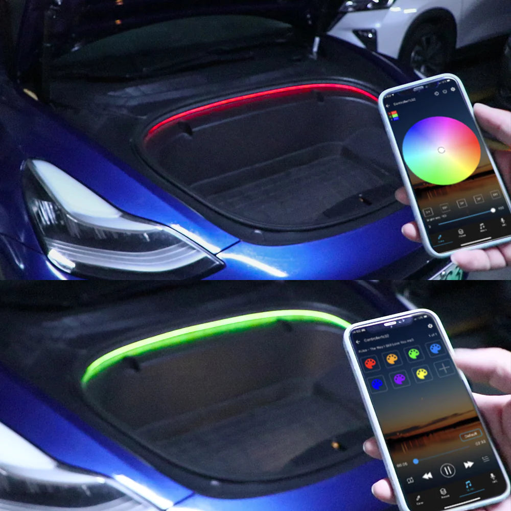 Model 3/Y - Multi-function RGB LED Frunk Light Strip