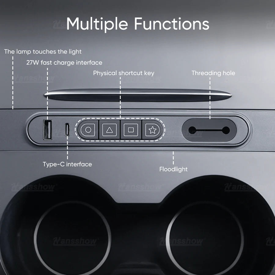Model 3/Y (2021+) - Smart Control Expansion Dock: Enhanced Interior Functionality