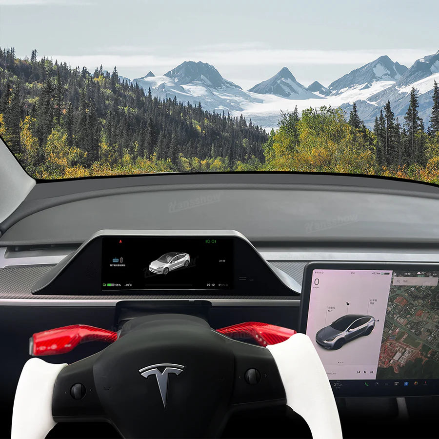 Model 3/Y - 8.9" Head-Up Display Instrument Cluster Dashboard Display Touchscreen Inspired By Model S/X Style