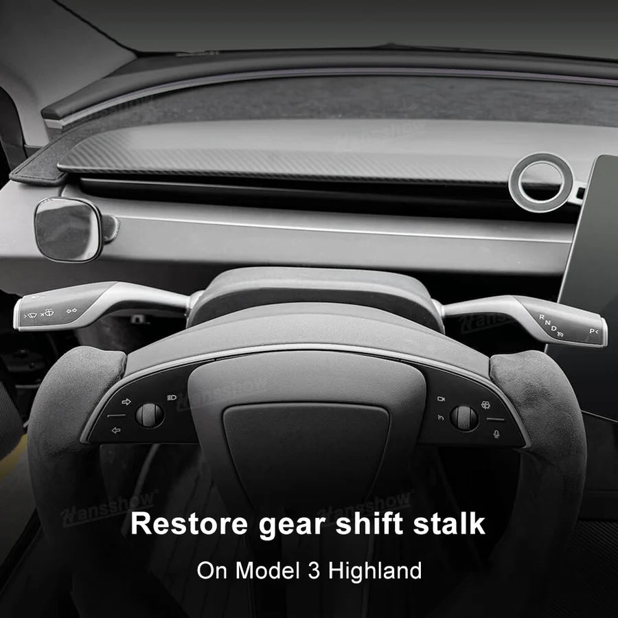Model 3 Highland - Gear Shifter Switch Stalk Turn Signal Lever Kit OEM Style