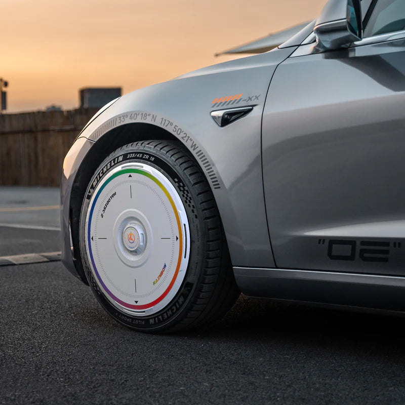 HALOBLK - HALODISC 2 Wheel Covers | Rainbow Road