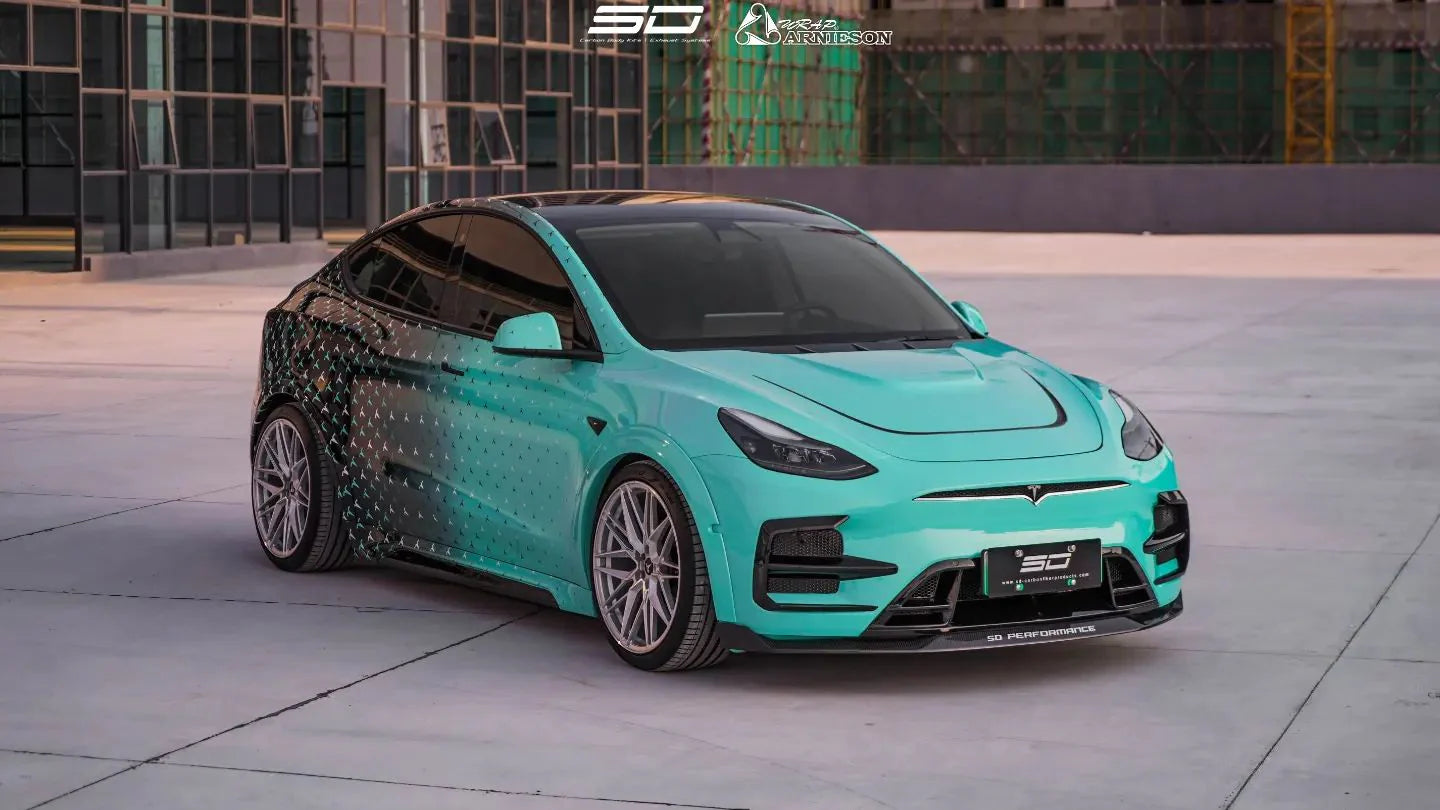 SD Tuning - Model Y - Front Bumper & Front Lip