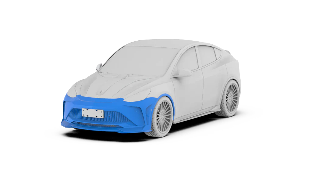 Robot - Model Y - Starship - Front Bumper & Splitter