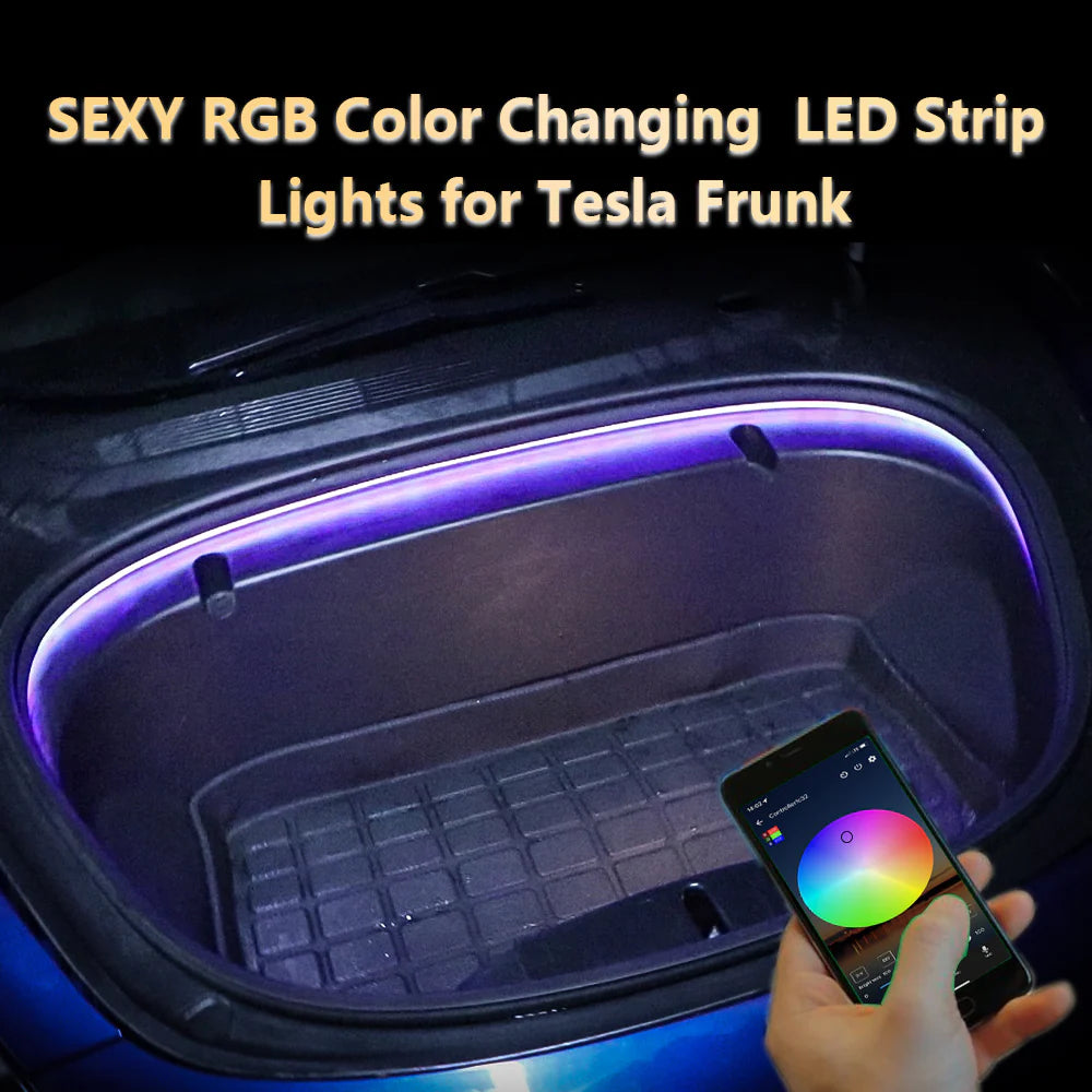 Model 3/Y - Multi-function RGB LED Frunk Light Strip