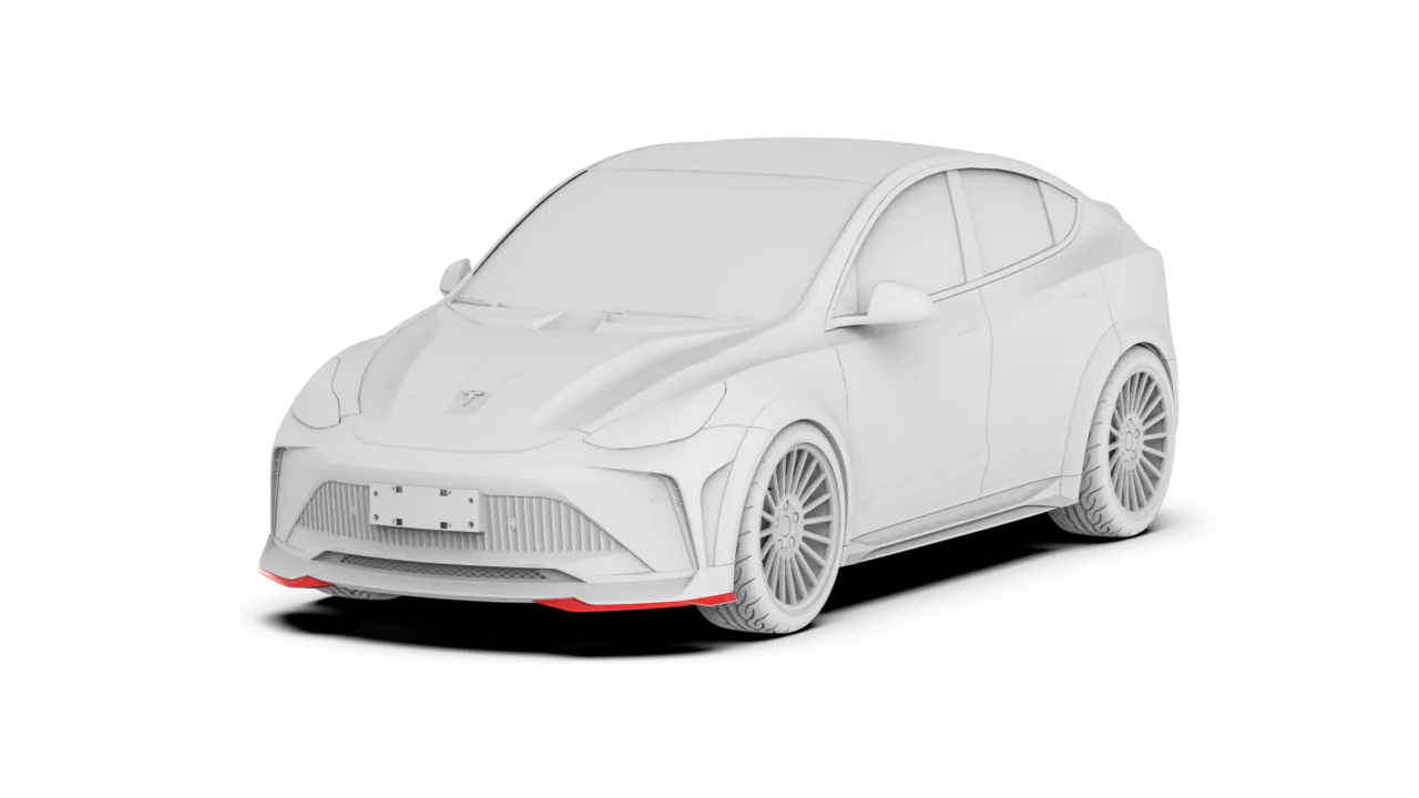 Robot - Model Y - Starship - Front Bumper & Splitter