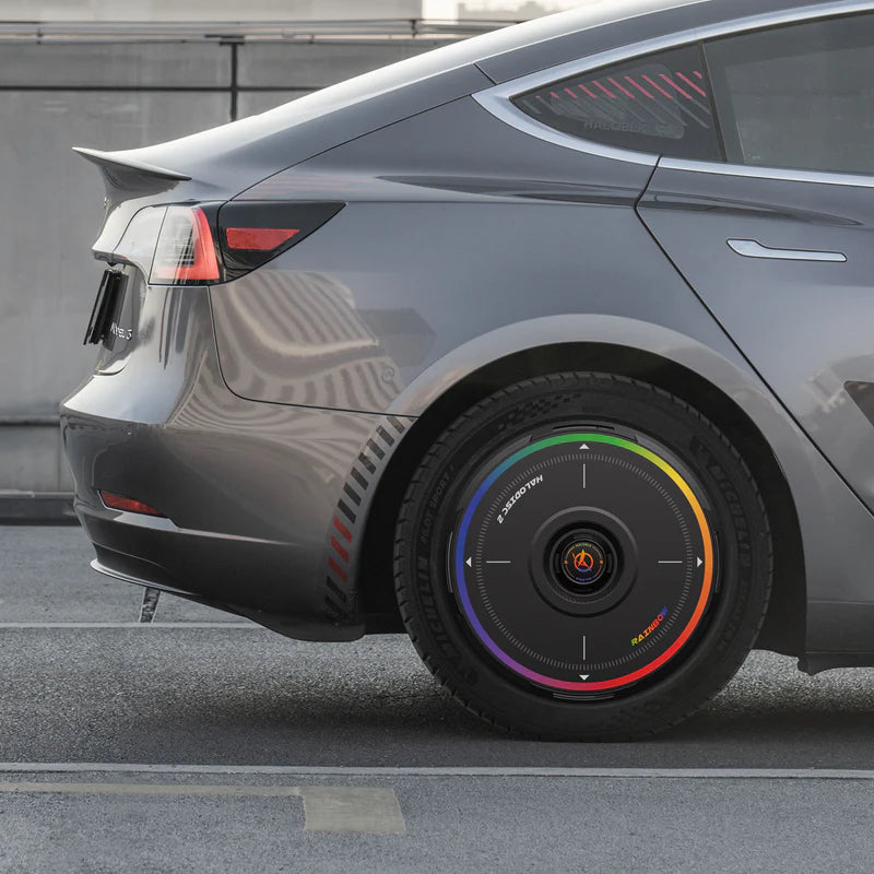 HALOBLK - HALODISC 2 Wheel Covers | Rainbow Road