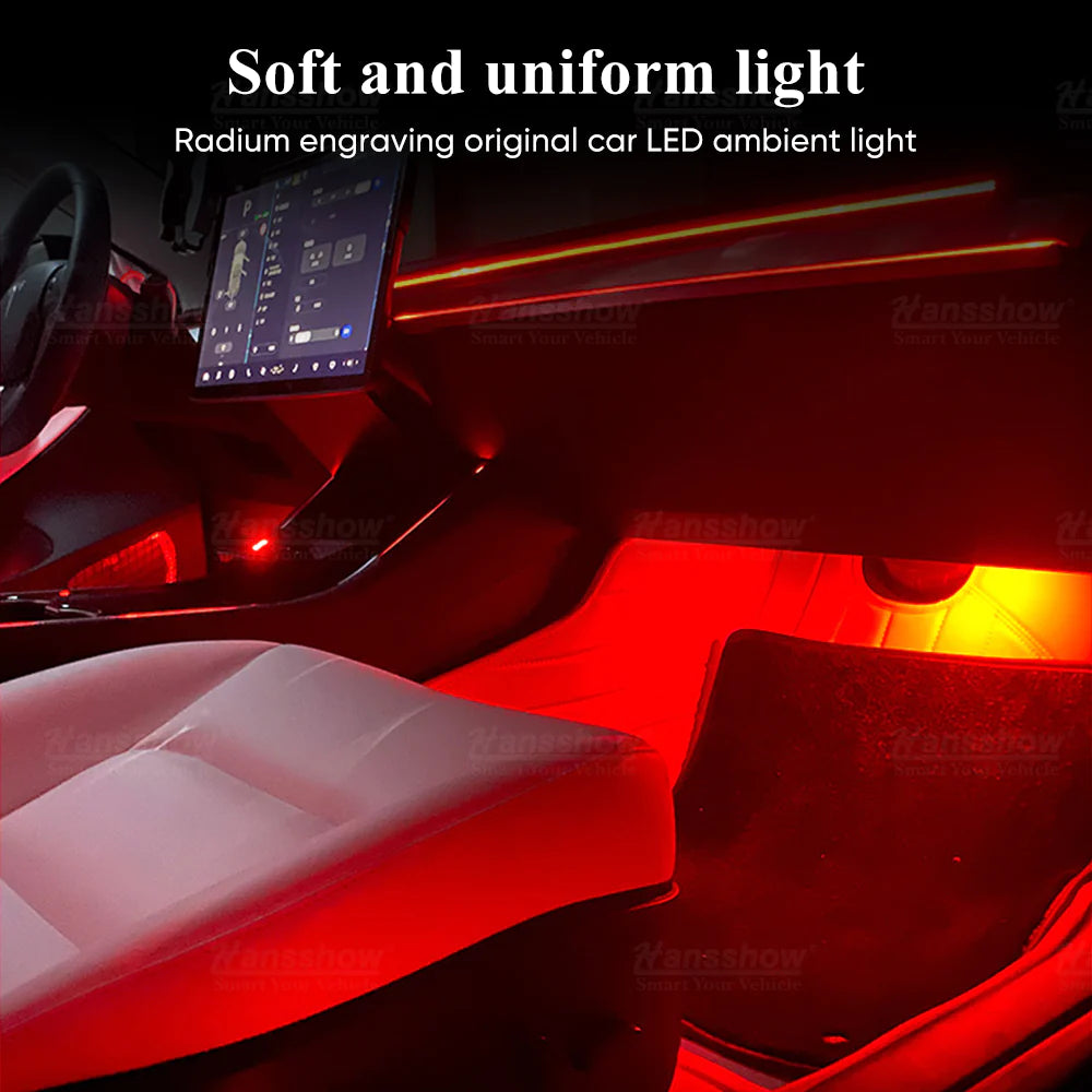 Model 3/Y - Laser Carving Ambient Lighting Kit