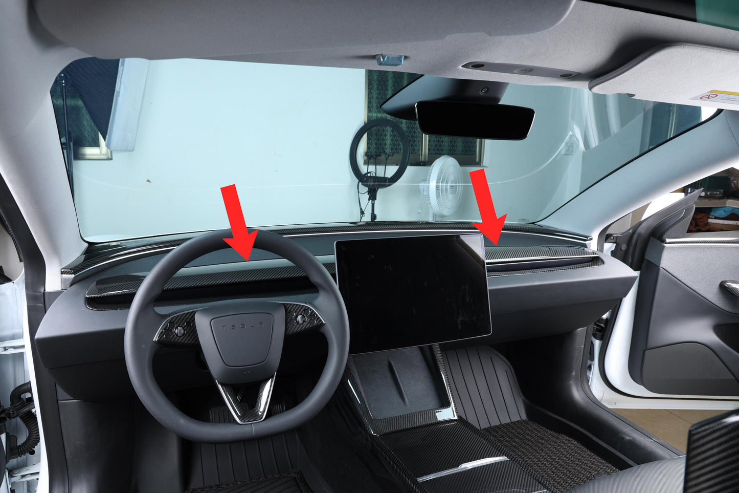 Model Y Juniper - Carbon Fiber Dashboard Cover