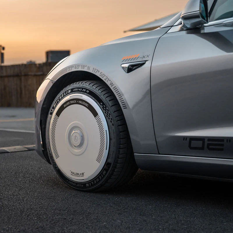 HALOBLK - HALODISC 2 Wheel Covers | Silver Track