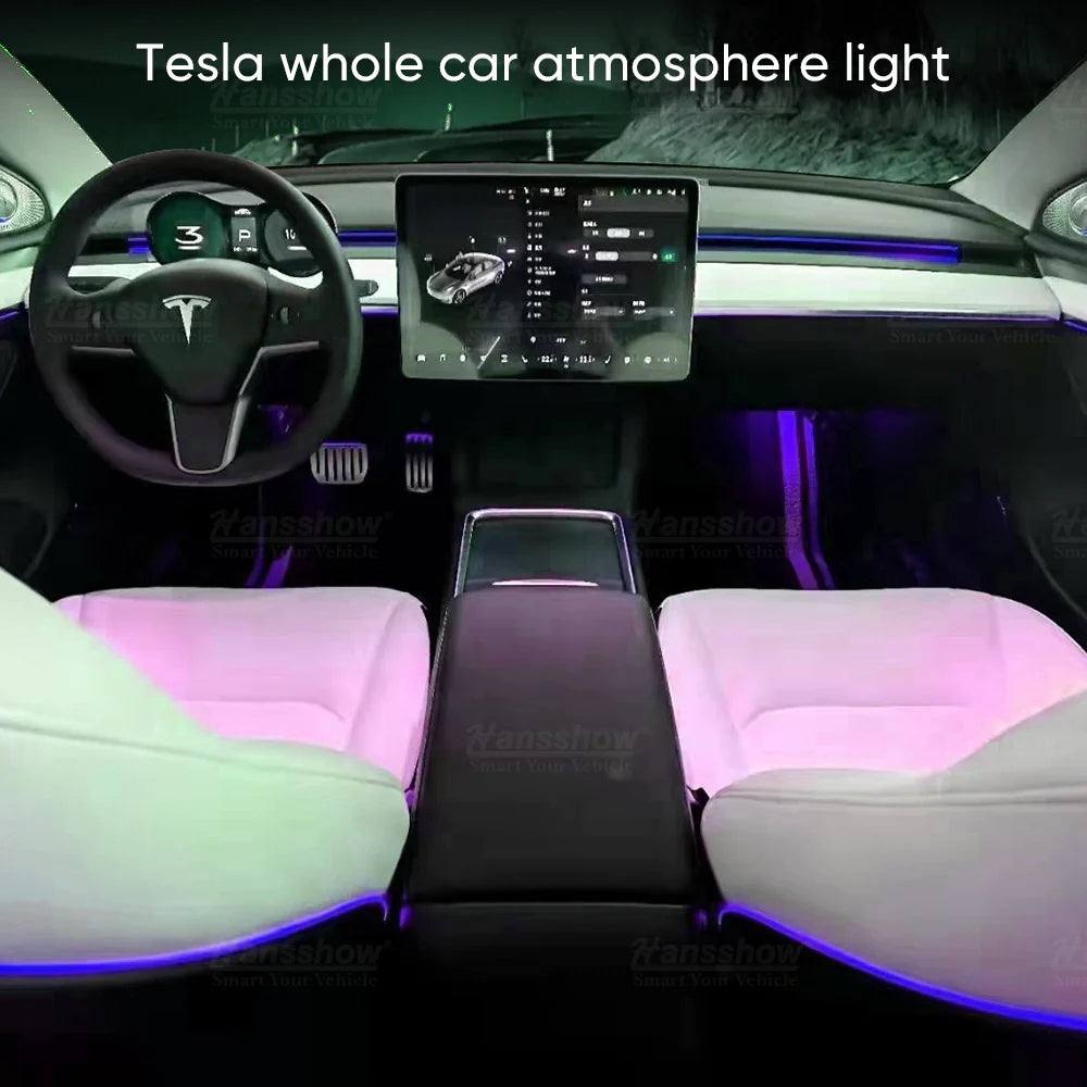 Model 3/Y - Laser Carving Ambient Lighting Kit