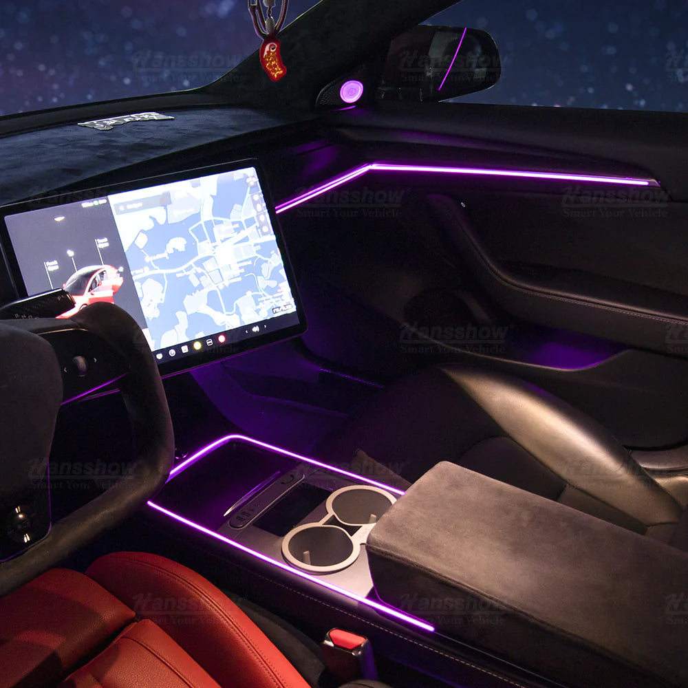 Model 3/Y - Laser Carving Ambient Lighting Kit
