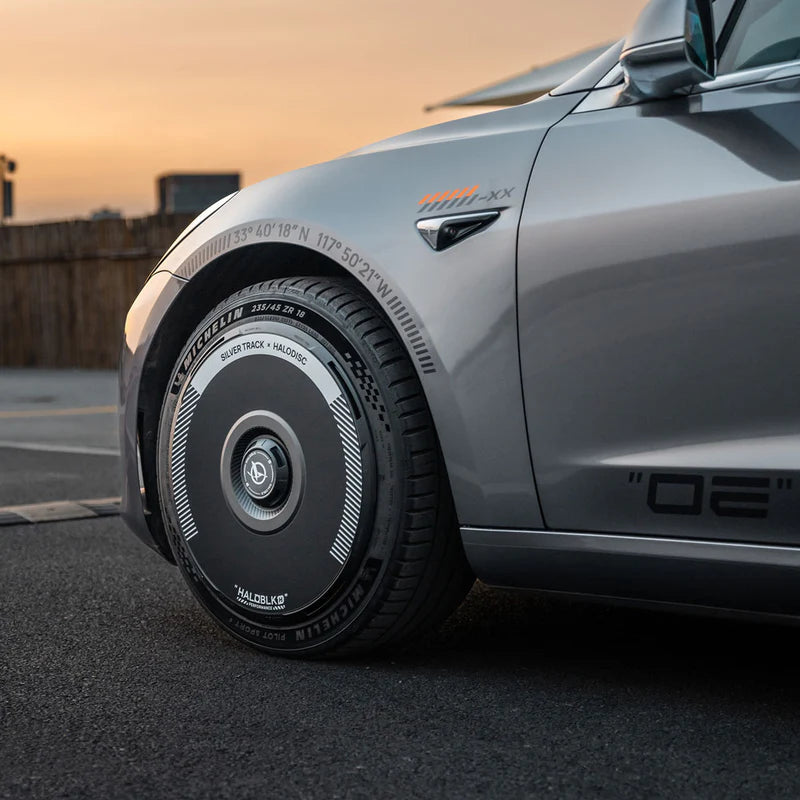 HALOBLK - HALODISC 2 Wheel Covers | Silver Track