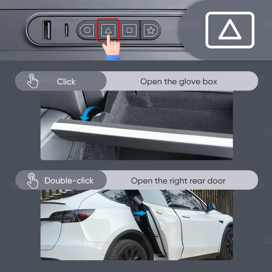 Model 3/Y (2021+) - Smart Control Expansion Dock: Enhanced Interior Functionality