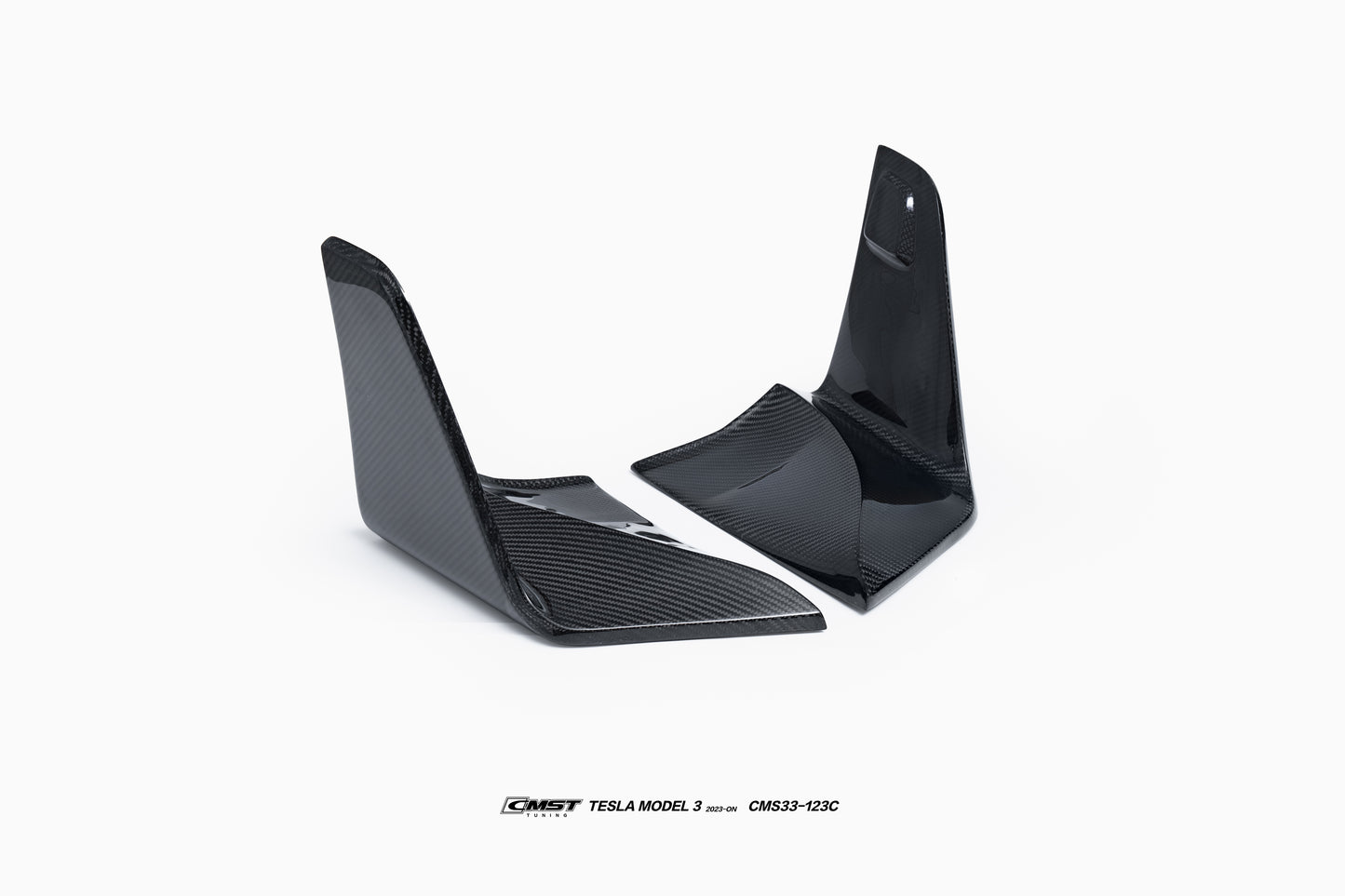 CMST - Model 3 Highland - Carbon Fiber Rear Diffuser & Canards V2