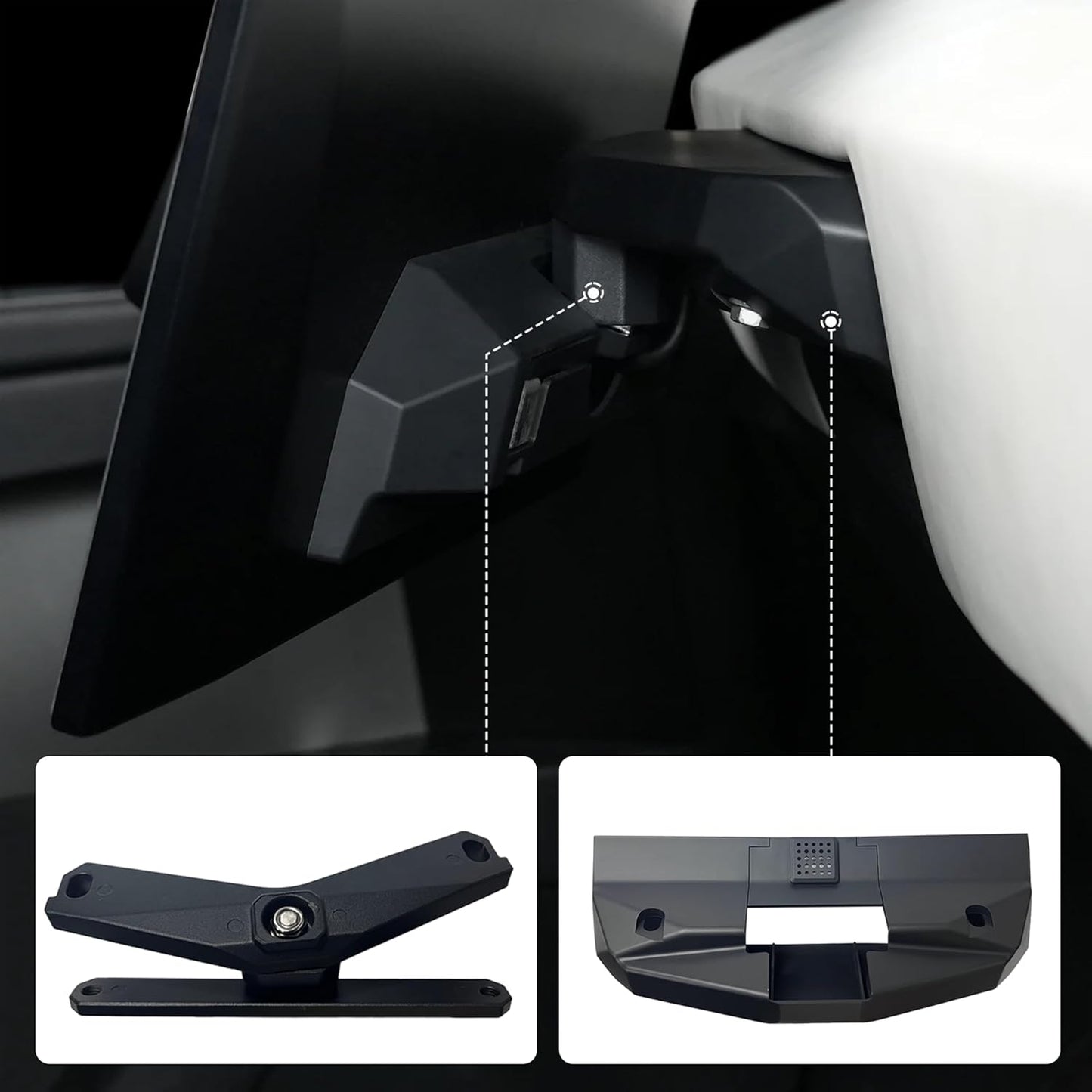 Cybertruck - Dashboard Touch Screen Swiveling Mount Kit