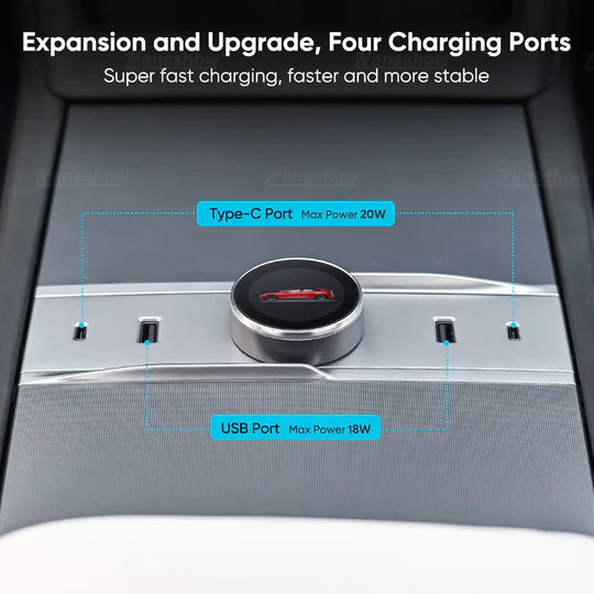 Model 3 Highland - Smart Rotating Gear Shift Dock
