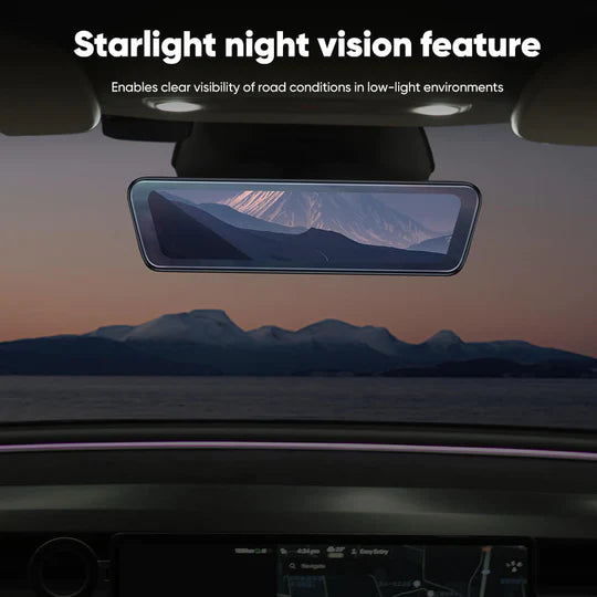 Model 3/Y - Dual-Route Live Streaming Rearview Mirror