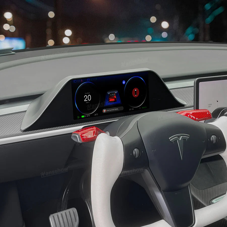 Model 3/Y - 8.9" Head-Up Display Instrument Cluster Dashboard Display Touchscreen Inspired By Model S/X Style