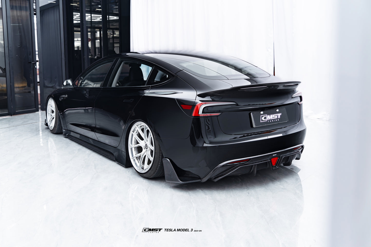 CMST - Model 3 Highland - Carbon Fiber Rear Spoiler V2