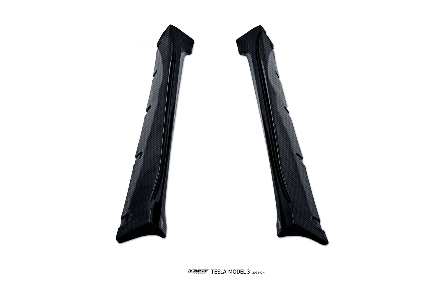 CMST - Model 3 Highland - Carbon Fiber Side Skirts V2