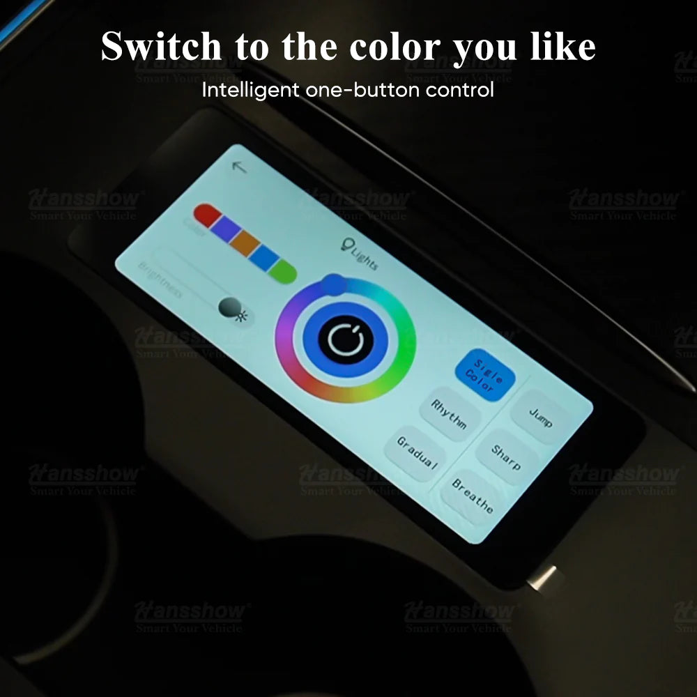 Model 3/Y - Laser Carving Ambient Lighting Kit