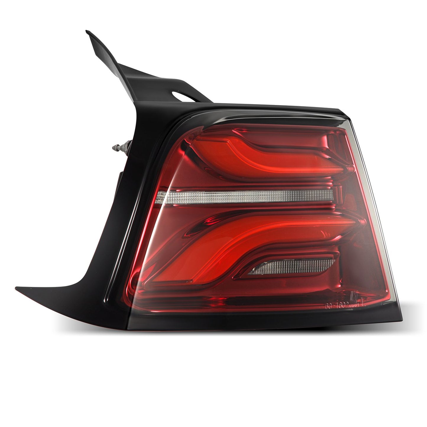 AlphaRex 22-23 Model 3 / 20-24 Model Y (With Stock Amber Turn Signal) PRO-Series LED Tail Lights Red Smoke