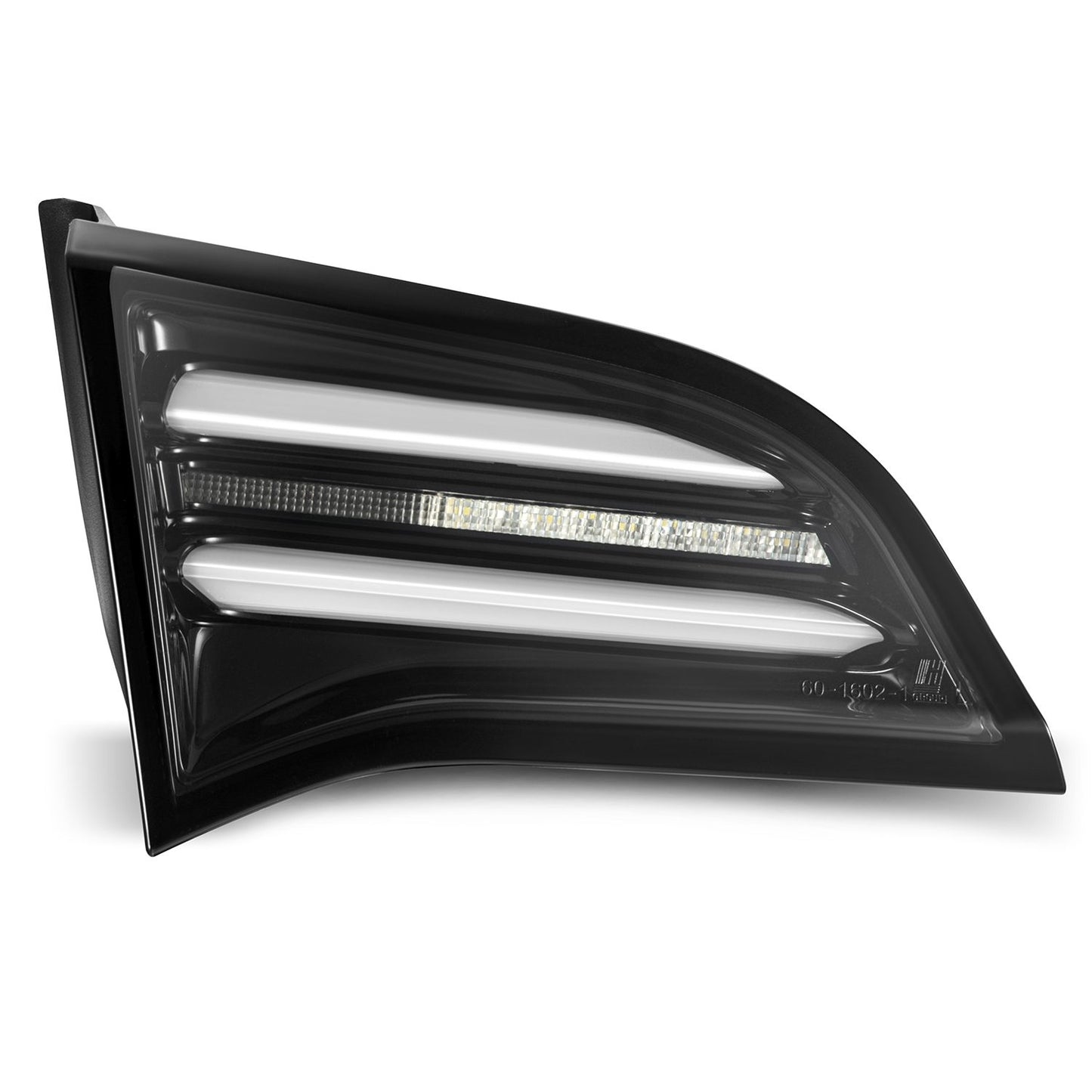 AlphaRex 22-23 Model 3 / 20-24 Model Y (With Stock Amber Turn Signal) PRO-Series LED Tail Lights Jet Black