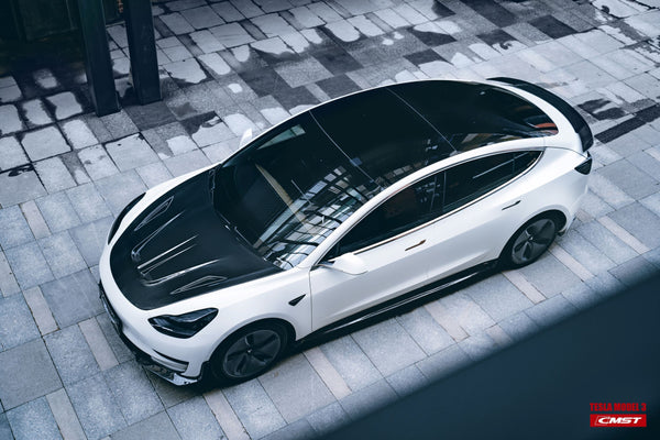 CMST - Model 3 - Carbon Fiber Hood V1