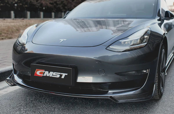 CMST - Model 3 - Carbon Fiber Front Lip V1