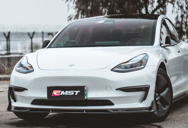 CMST - Model 3 - Carbon Fiber Front Lip V2