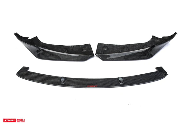 CMST - Model 3 - Carbon Fiber Front Lip V3