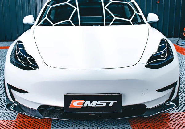 CMST - Model 3 - Carbon Fiber Front Lip V4