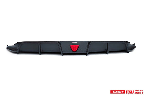 CMST - Model 3 - Carbon Fiber Rear Diffuser V3