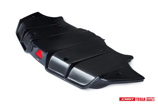 CMST - Model 3 - Carbon Fiber Rear Diffuser V3