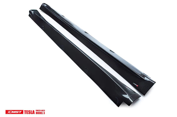 CMST - Model 3 - Carbon Fiber Side Skirts V2