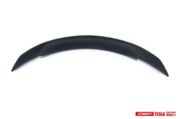 CMST - Model 3 - Carbon Fiber Rear Spoiler V3