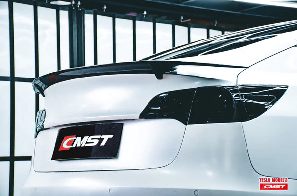 CMST - Model 3 - Carbon Fiber Rear Spoiler V3