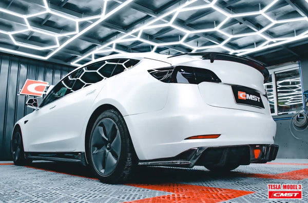 CMST - Model 3 - Carbon Fiber Rear Diffuser V3