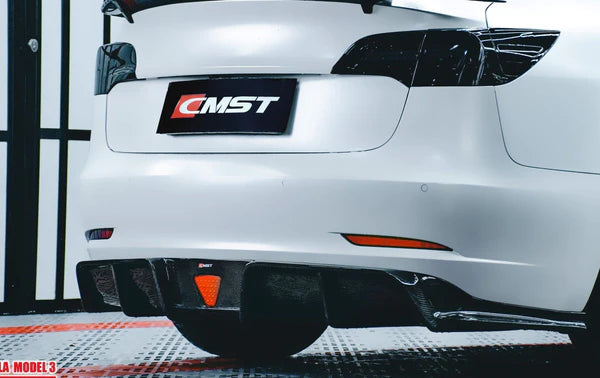 CMST - Model 3 - Carbon Fiber Rear Diffuser V3