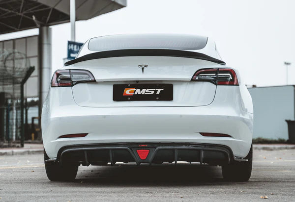 CMST - Model 3 - Carbon Fiber Rear Diffuser V2